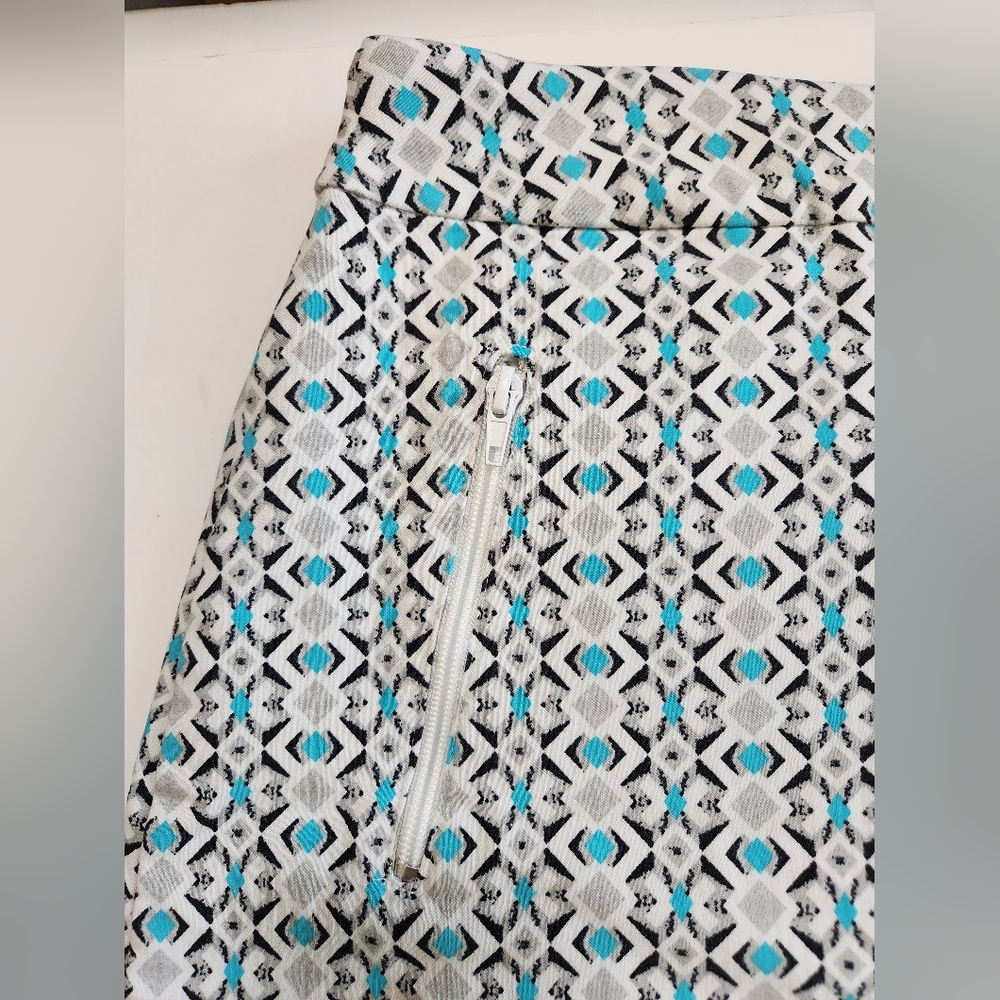Ruby Rd. Turquoise/Gray/White Golf Skort Size 18W - Picture 4 of 8